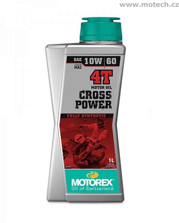 Motorex CROSS POWER 4T 10W60 - 1 litr - Kliknutím na obrázek zavřete