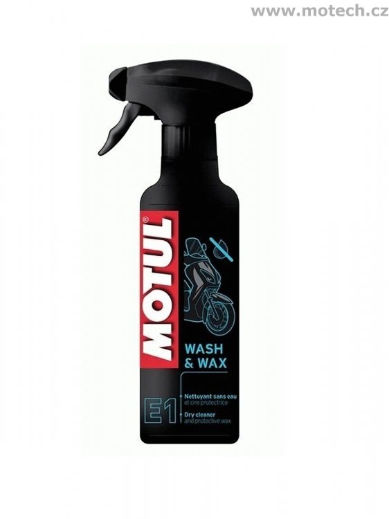 MOTUL E1 WASH & WAX 400ML - Kliknutím na obrázek zavřete