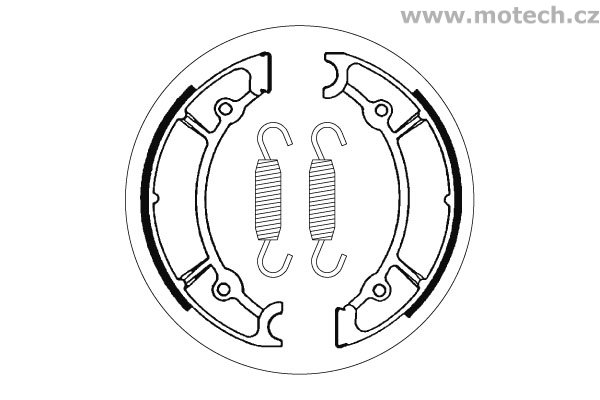 Brzdové pakny SBS - 2113 - Kliknutím na obrázek zavřete
