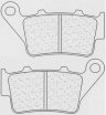 Brzdové destičky CL BRAKES 2353 MX10 (XC7)