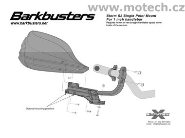Kryty rukou Barkbusters STORM S2 - Kliknutím na obrázek zavřete