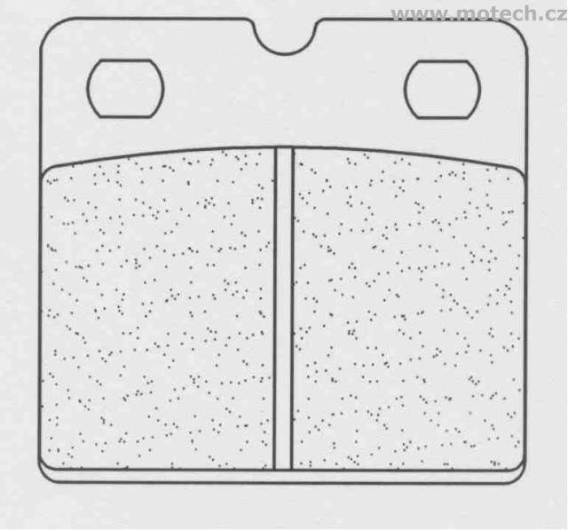 Brzdové destičky CL BRAKES 2332 RX3 - Kliknutím na obrázek zavřete