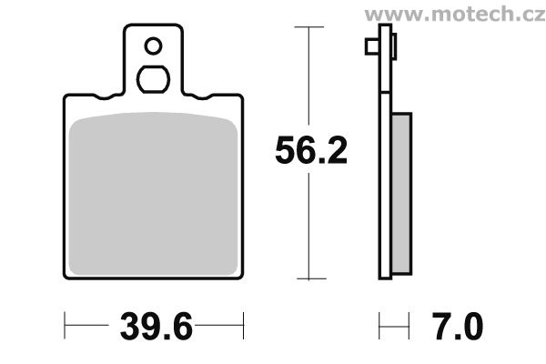 Brzdové destičky přední SBS - 519RSI - Kliknutím na obrázek zavřete
