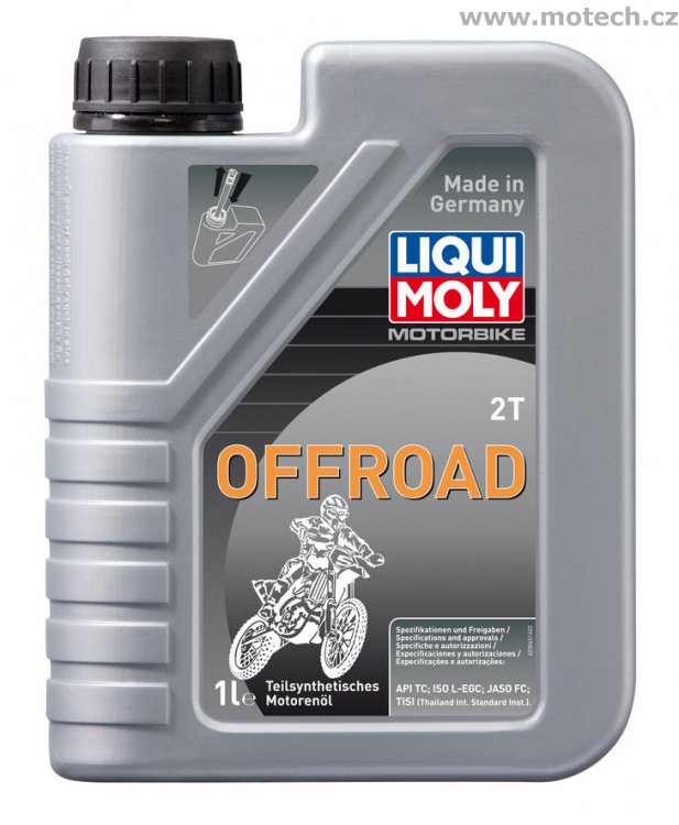 LIQUI MOLY Motorbike 2T Offroad - polosyntetický motorový 2T olej 1l - Kliknutím na obrázek zavřete