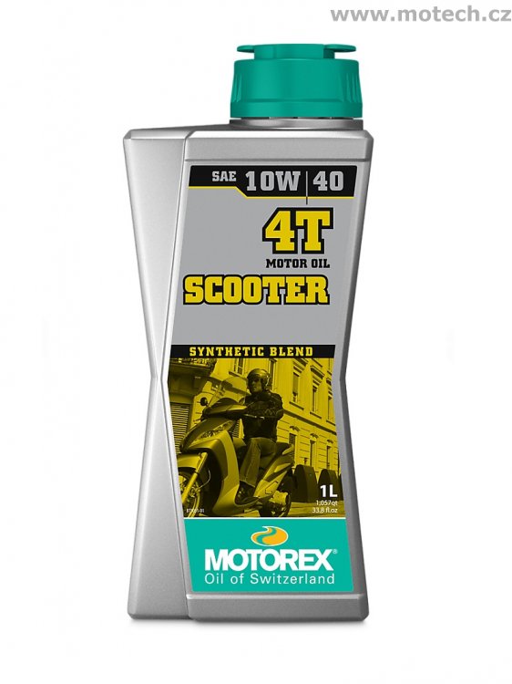 Motorex SCOOTER 4T 10W40 - 1 litr - Kliknutím na obrázek zavřete