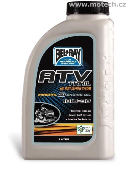 Bel-Ray olej ATV Trail Mineral 4T 10W-40 - 1 litr - Kliknutím na obrázek zavřete