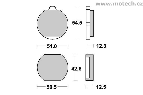 Brzdové destičky přední SBS - 510HF - Kliknutím na obrázek zavřete