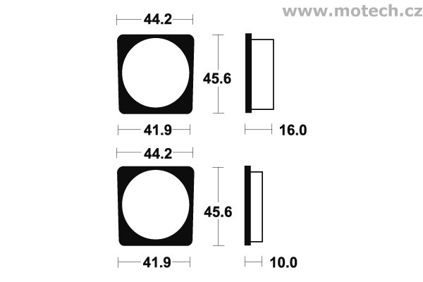 Brzdové destičky přední Bendix - MA 22 - Kliknutím na obrázek zavřete