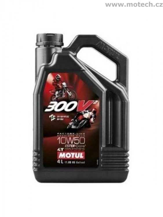 MOTUL 300V 4T FACTORY LINE 10W50 4L - Kliknutím na obrázek zavřete