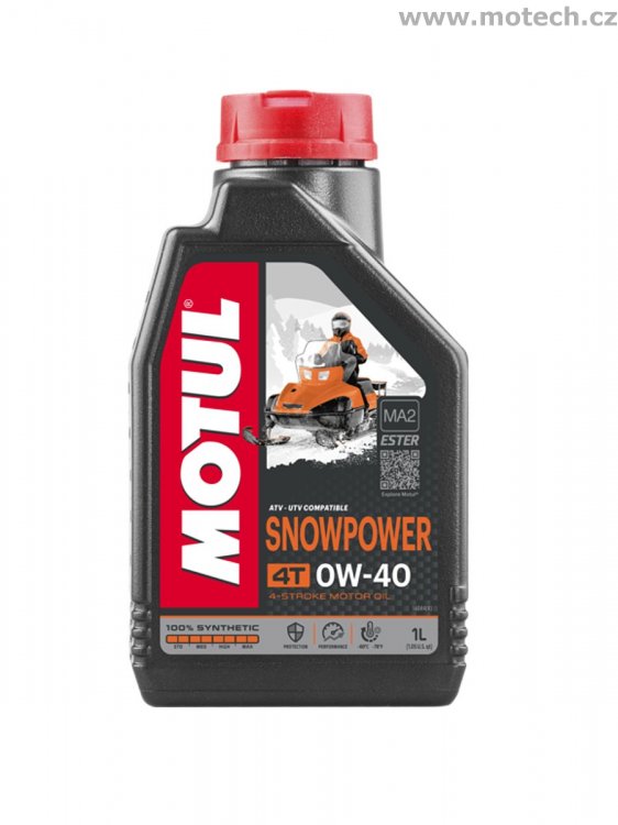MOTUL SNOWPOWER 4T 0W40 1L - Kliknutím na obrázek zavřete
