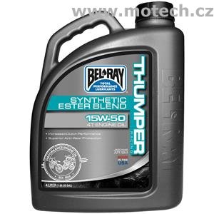 Bel Ray olej Thumper Racing Syn Ester Blend 4T 15W-50 - 4 litry - Kliknutím na obrázek zavřete