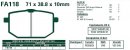 Brzdové destičky EBC - FA118