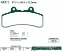 Brzdové destičky EBC - FA210