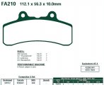 Brzdové destičky EBC - FA210
