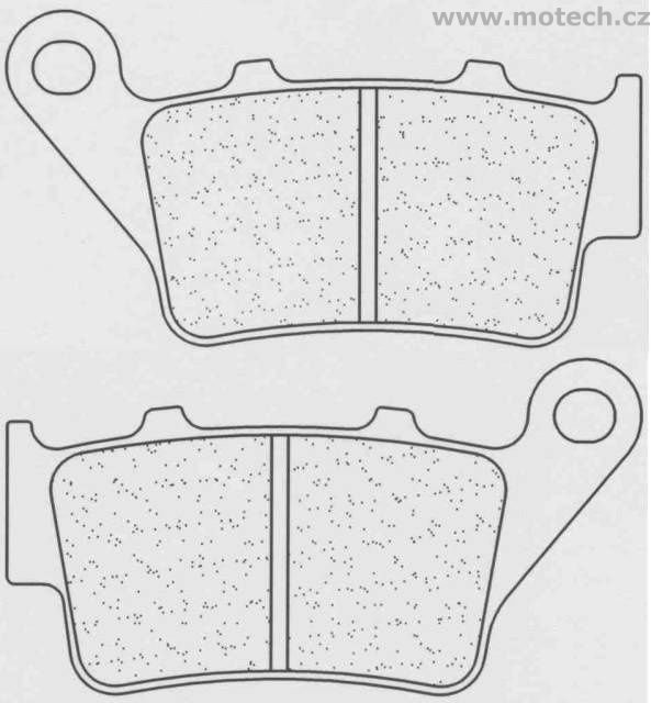 Brzdové destičky CL BRAKES 2353 X59 (X55) - Kliknutím na obrázek zavřete