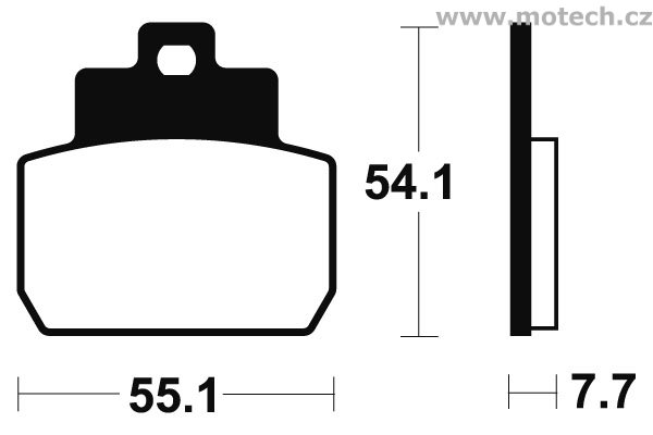 Brzdové destičky zadní Bendix - MA 331 - Kliknutím na obrázek zavřete