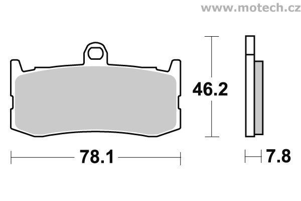 Brzdové destičky přední SBS - 864HS - Kliknutím na obrázek zavřete
