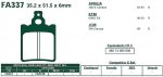 Brzdové destičky EBC - FA337R
