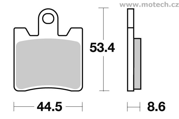 Brzdové destičky přední SBS - 146CT - Kliknutím na obrázek zavřete