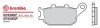 Brzdové destičky Brembo - BRM 07HO3607