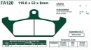 Brzdové destičky EBC - FA120