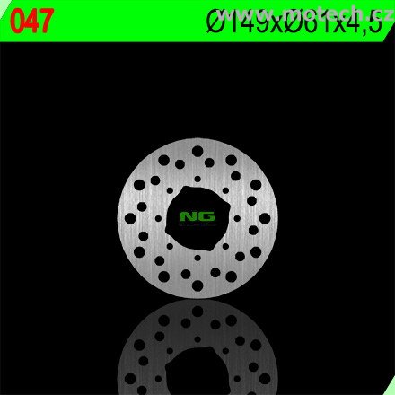 Brzdový kotouč NG 047 - pevný - Kliknutím na obrázek zavřete