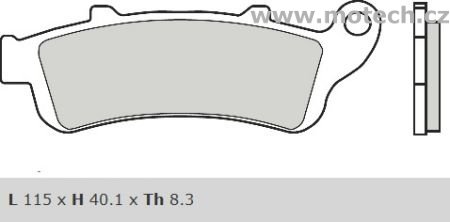 Brzdové desky Brembo - BRM 07072XS - Kliknutím na obrázek zavřete