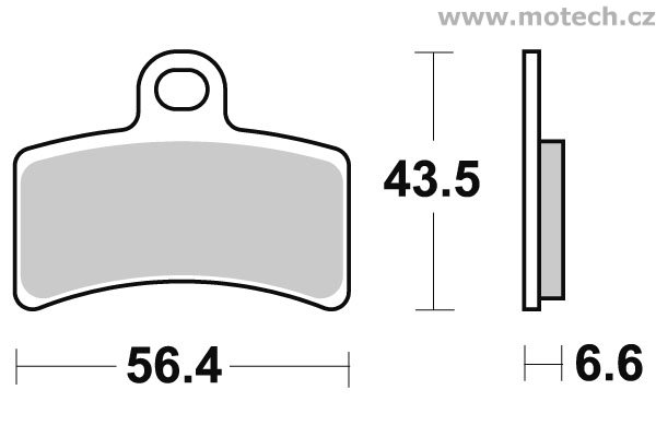 Brzdové destičky přední SBS - 815HF - Kliknutím na obrázek zavřete