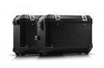 sada bočních kufrů TRAX ION černé 45/37 l Kawasaki KLR 650 (08-)