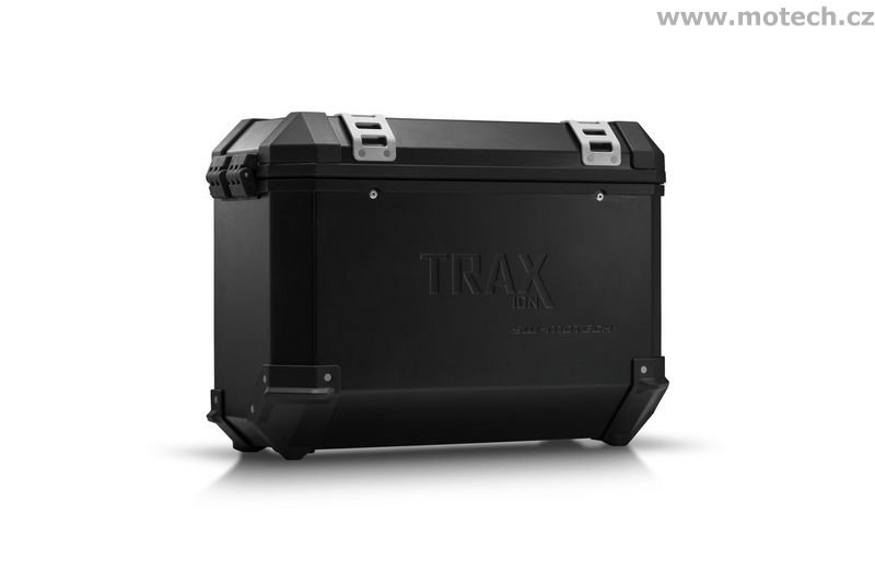 hliníkový kufr TRAX ION 37 l černý, levý - Kliknutím na obrázek zavřete