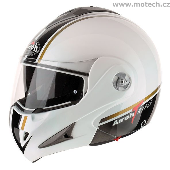 Přilba AIROH MATHISSE RS TRIPL bílá - Kliknutím na obrázek zavřete
