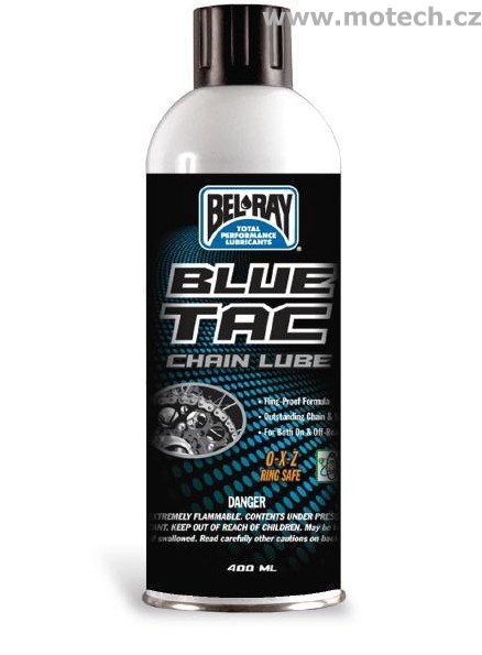 Bel-Ray spray na řetěz Blue Tac Chain Lube - 400ml - Kliknutím na obrázek zavřete