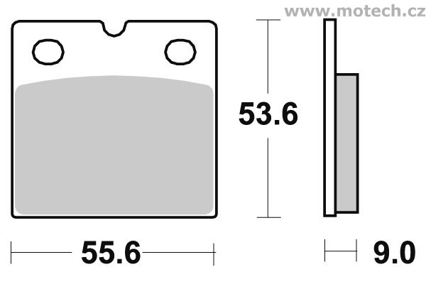 Brzdové destičky přední SBS - 506HF - Kliknutím na obrázek zavřete