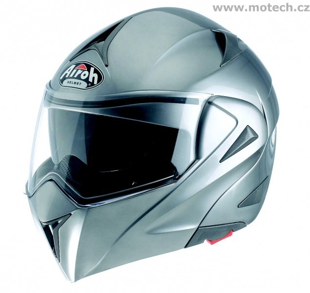 Přilba AIROH MIRO stříbrná - Kliknutím na obrázek zavřete