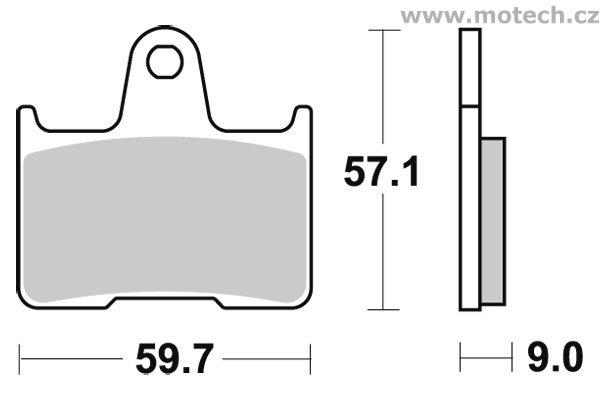 Brzdové destičky zadní SBS - 765LS - Kliknutím na obrázek zavřete