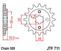 Kolečko JTF711-14 pro: CAGIVA Planet 125