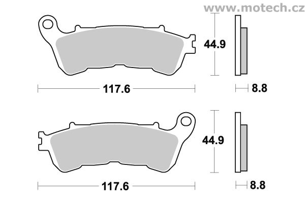 Brzdové destičky přední SBS - 192MS - Kliknutím na obrázek zavřete