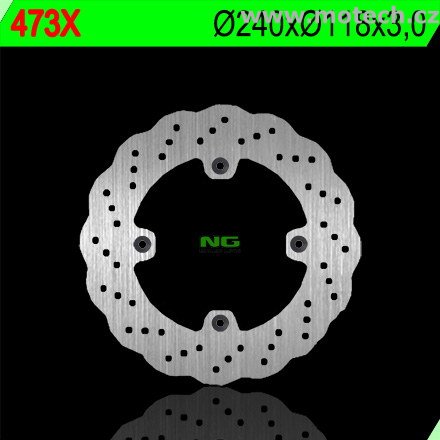 Brzdový kotouč NG 473X - pevný - Kliknutím na obrázek zavřete