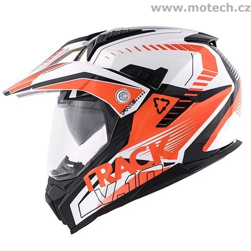 Přilba enduro KAPPA KV30 oranžovo-bílá - Kliknutím na obrázek zavřete