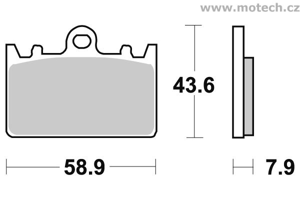 Brzdové destičky přední SBS - 666HS - Kliknutím na obrázek zavřete