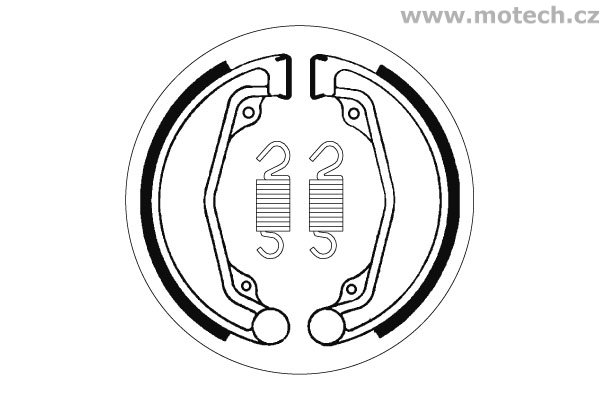Brzdové pakny SBS - 2068 - Kliknutím na obrázek zavřete