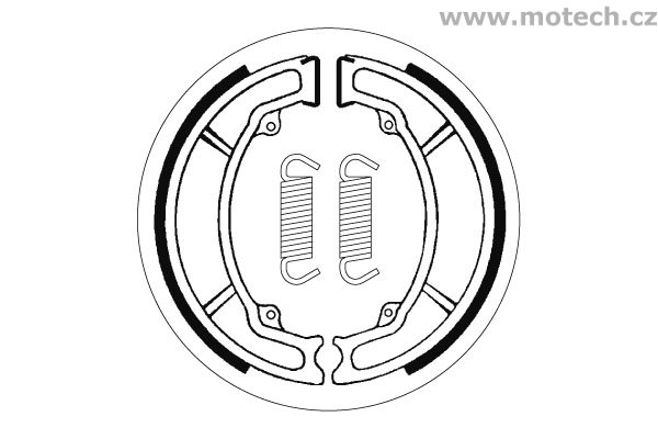 Brzdové pakny SBS - 2115 - Kliknutím na obrázek zavřete