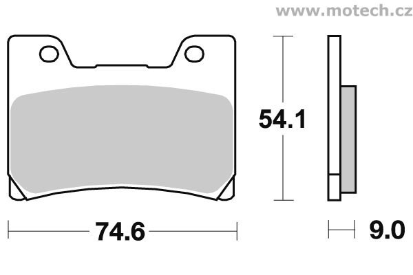 Brzdové destičky přední SBS - 645HS - Kliknutím na obrázek zavřete