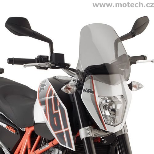 Plexi kouřové 245A - KTM DUKE 690 (12-13) - Kliknutím na obrázek zavřete