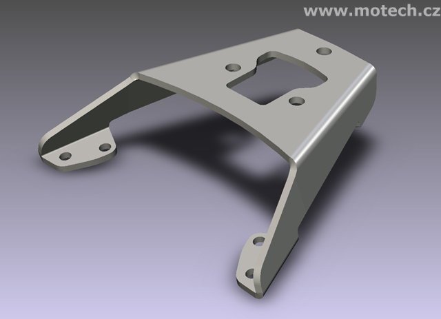 ALU-RACK, horní nosič stříbrný - Honda CB600 Hornet - Kliknutím na obrázek zavřete