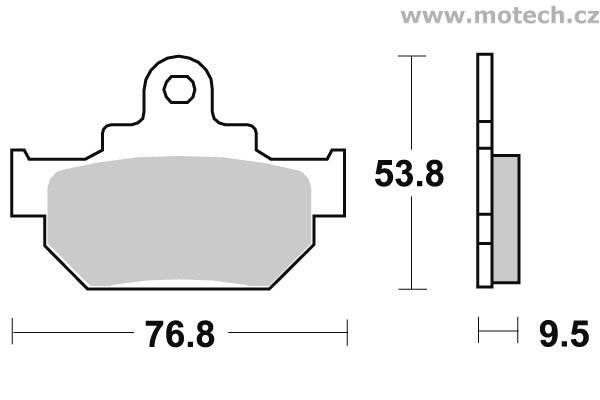 Brzdové destičky přední SBS - 582HF - Kliknutím na obrázek zavřete