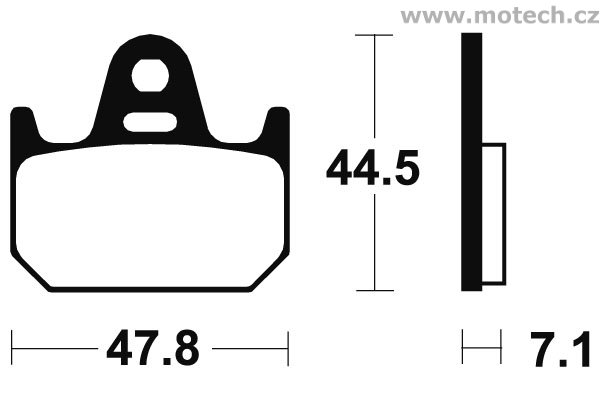 Brzdové destičky zadní Bendix - MA 159 - Kliknutím na obrázek zavřete