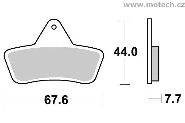 Brzdové destičky přední SBS - 758ATS - Kliknutím na obrázek zavřete