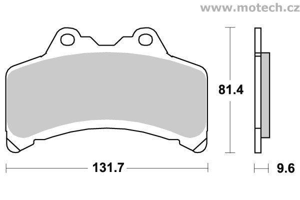 Brzdové destičky přední SBS - 682HF - Kliknutím na obrázek zavřete