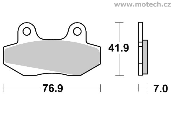 Brzdové destičky přední SBS - 551HF - Kliknutím na obrázek zavřete